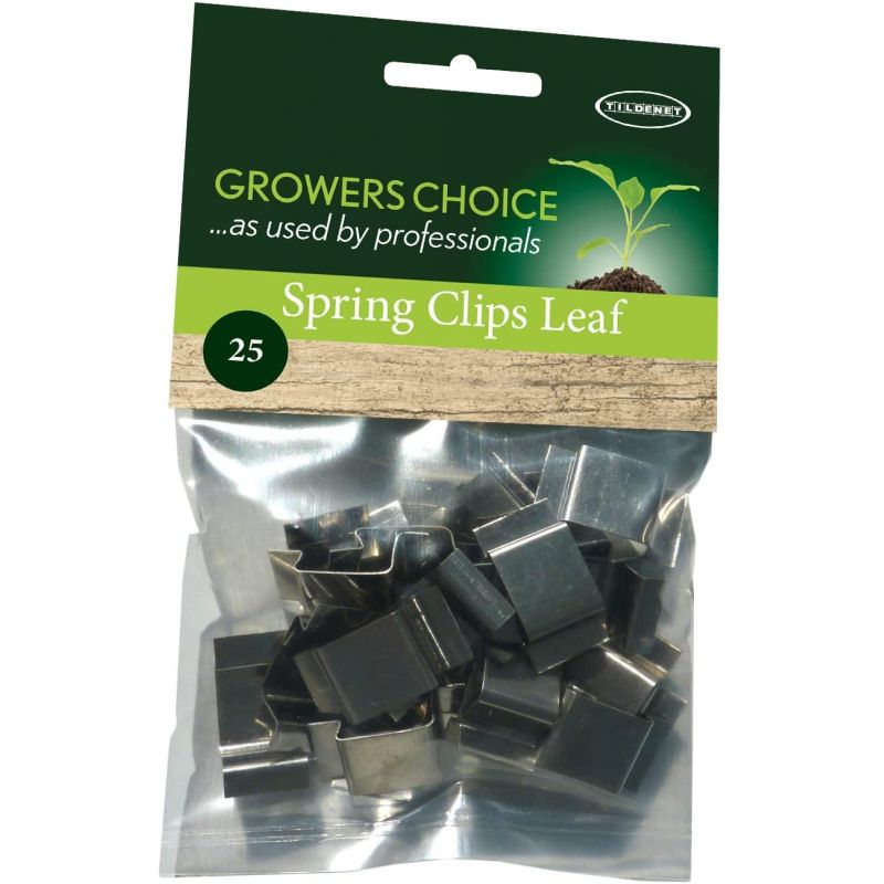 Spring Clips Leaf - Pack of 25