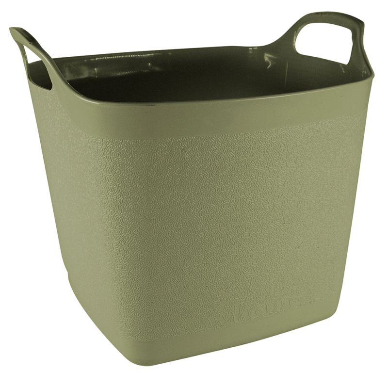 Square Flexi-Tub - Sage Green - 15ltr
