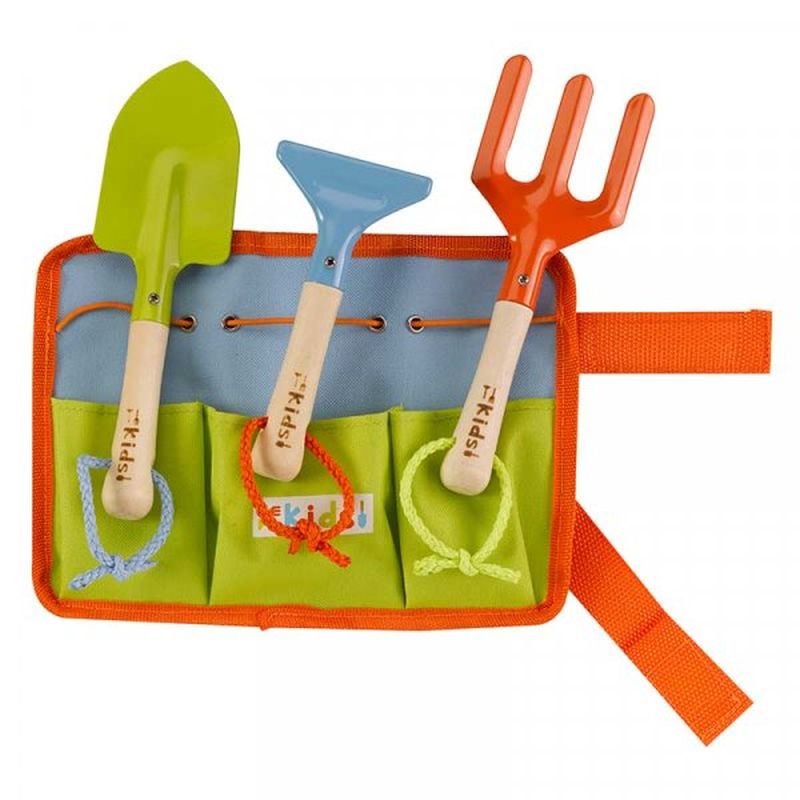 Kids Gardening Tool Belt & 3 Tools
