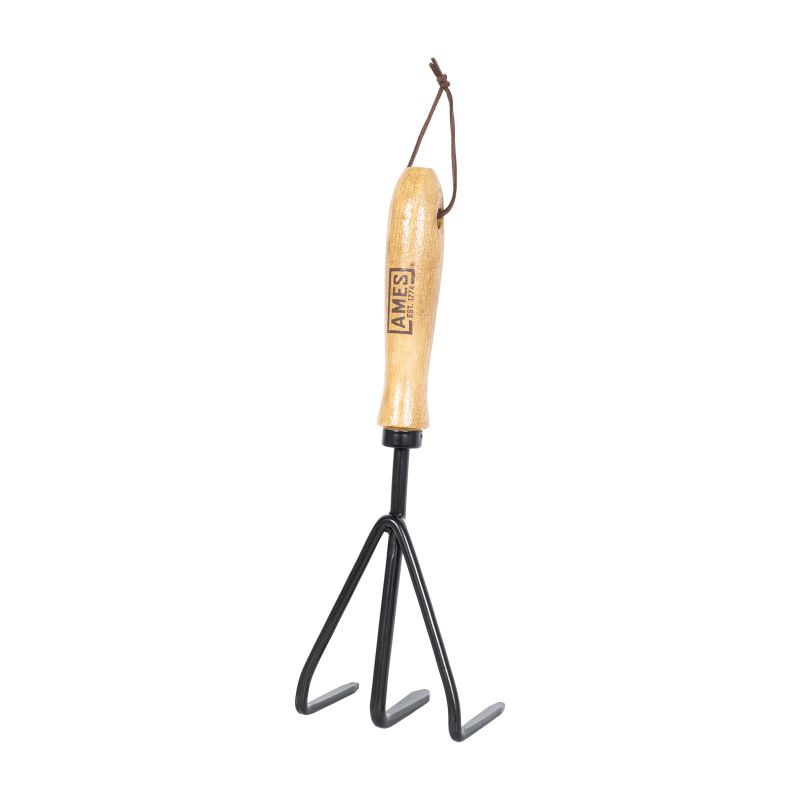 AMES Hand 3 Prong Cultivator - Carbon Steel
