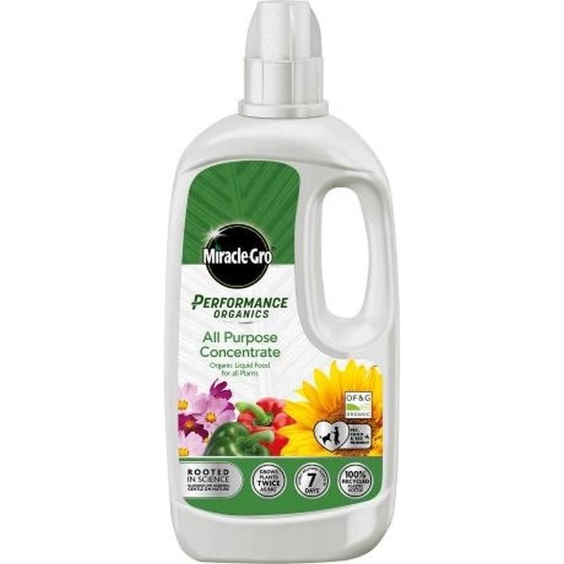 Miracle-Gro® Performance Organics All Purpose Concentrate 1ltr