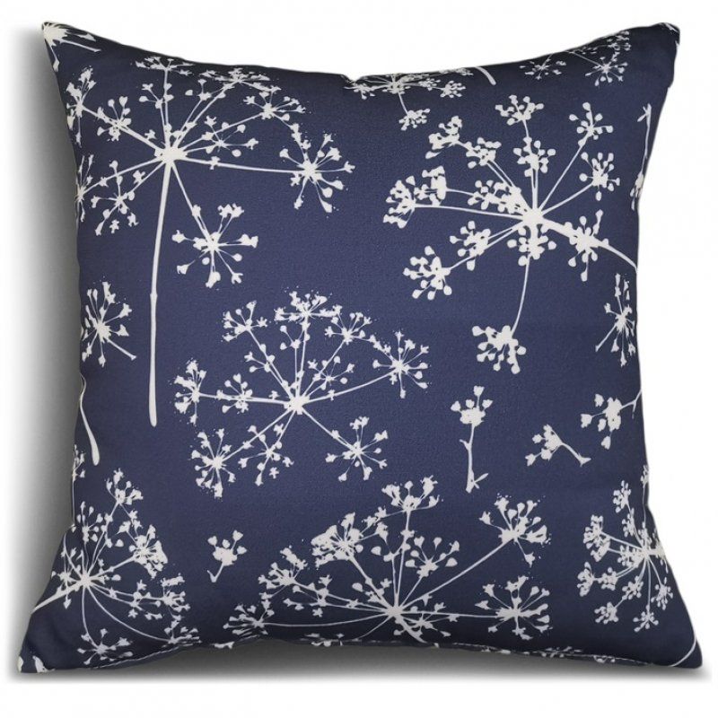 LeisureGrow Scatter Cushion - 46 x 46cm -  Cow Parsley