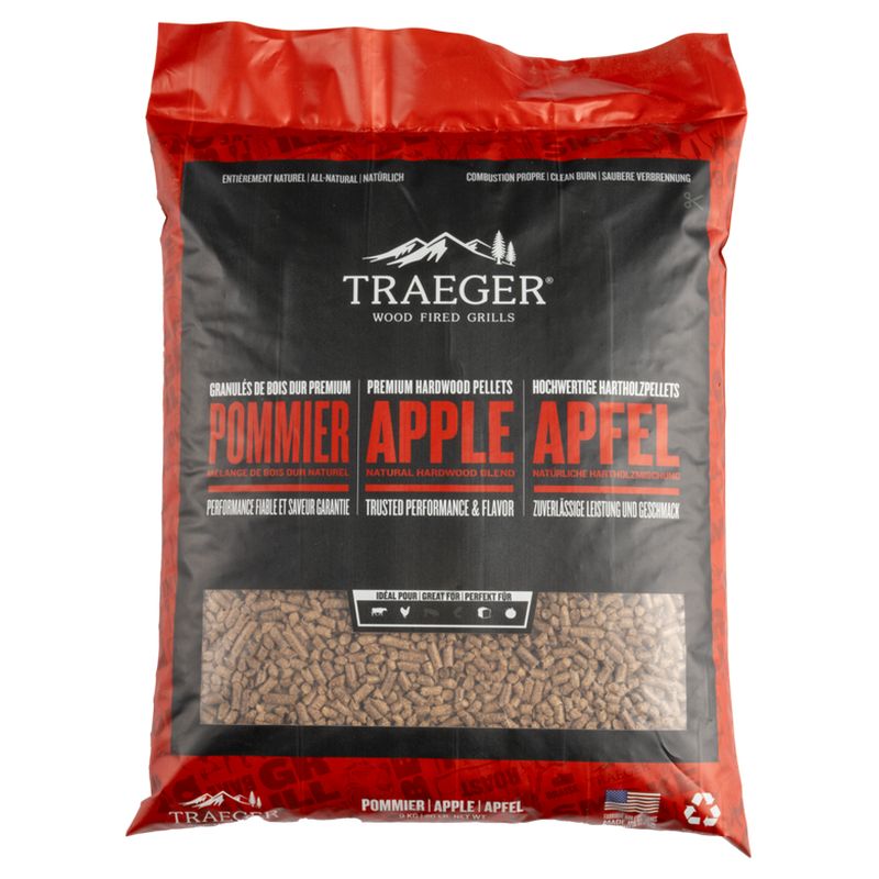 Traeger Apple BBQ Wood Pellets 9kg