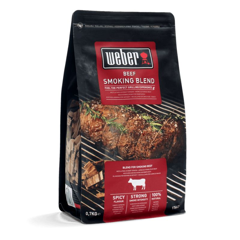 Weber Beef Smoking Blend Wood Chips 0.7kg