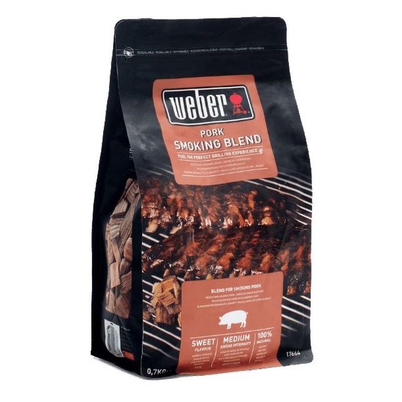 Weber Pork Smoking Blend Wood Chips 0.7kg
