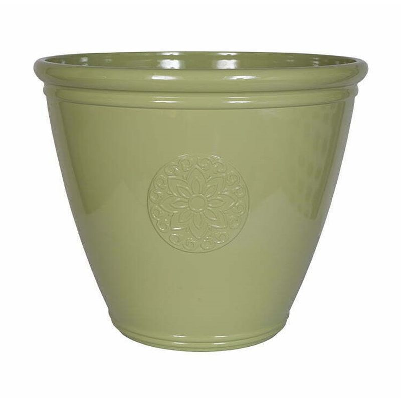 Apta Eden Emblem Pot - Green - 40cm