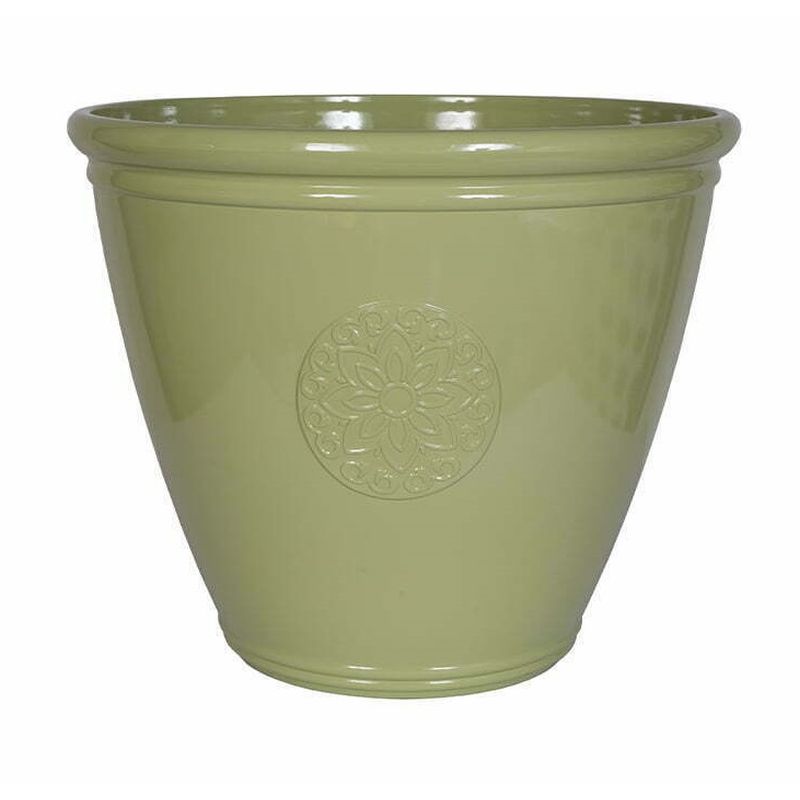 Apta Eden Emblem Pot - Green - 45cm