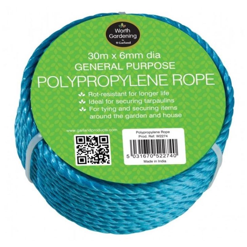 30m Polypropylene Rope 6mm