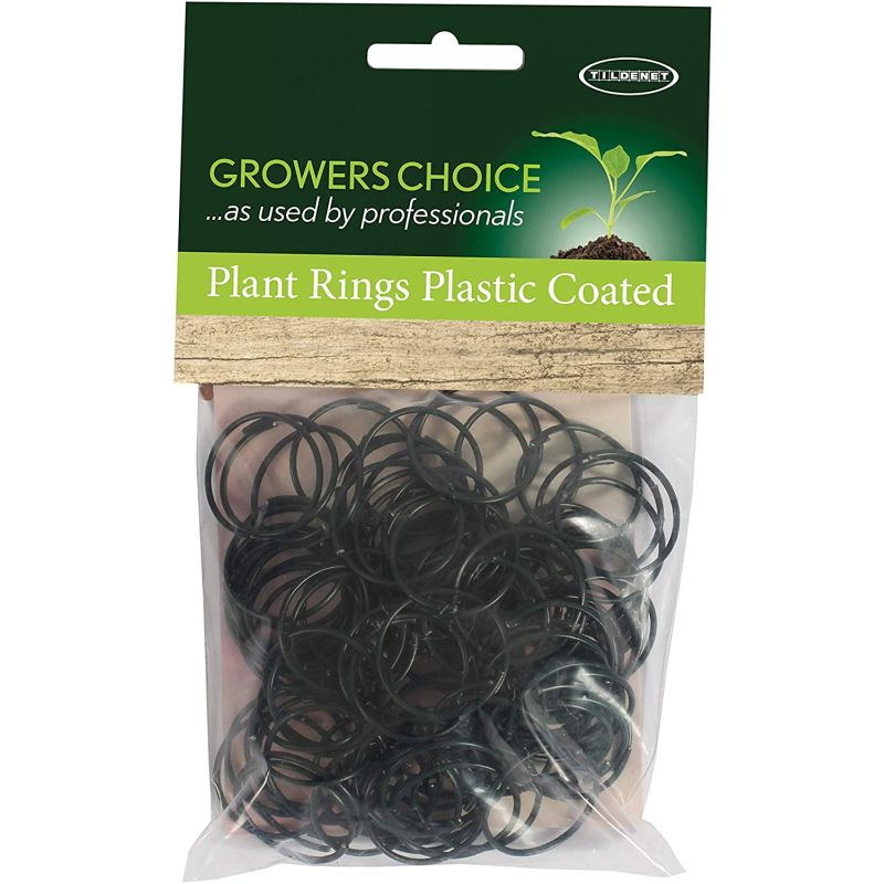 Plant Rings Plastic Coated - Pack of 100