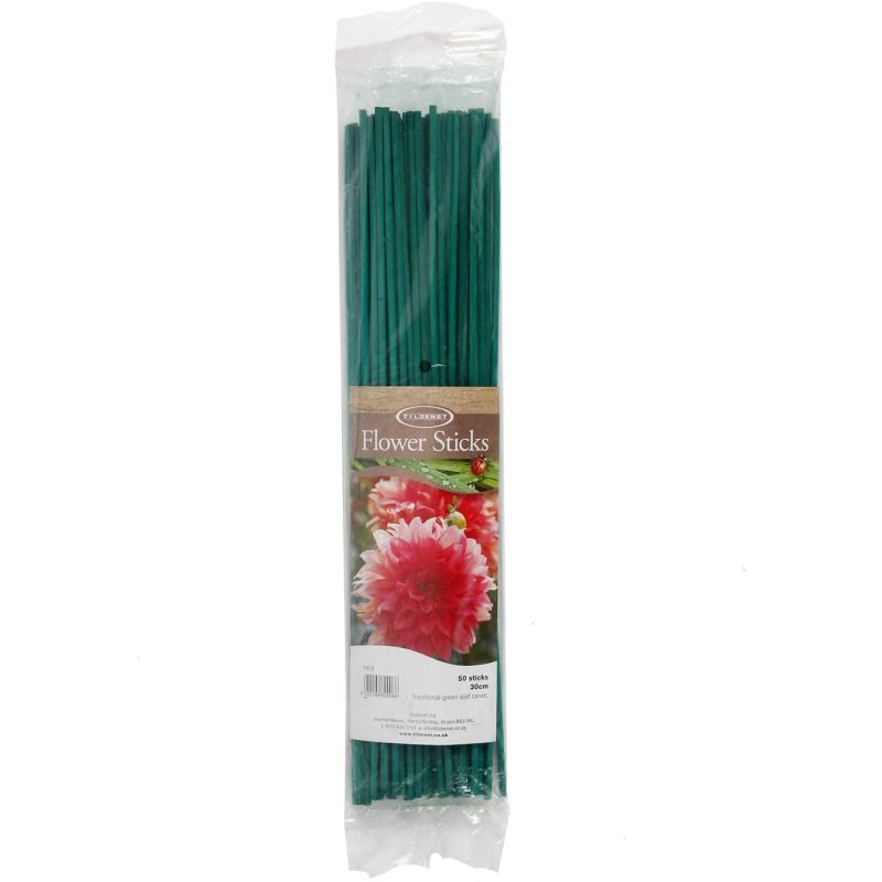 Split Cane Flower Sticks 30cm/12'' - Pack of 50