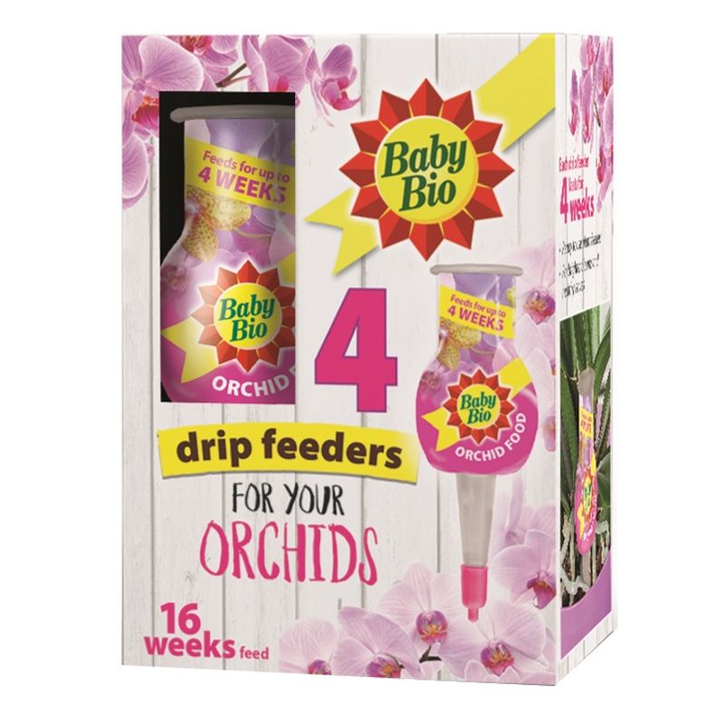 Baby Bio Orchid Drip Feeder - Pack of 4