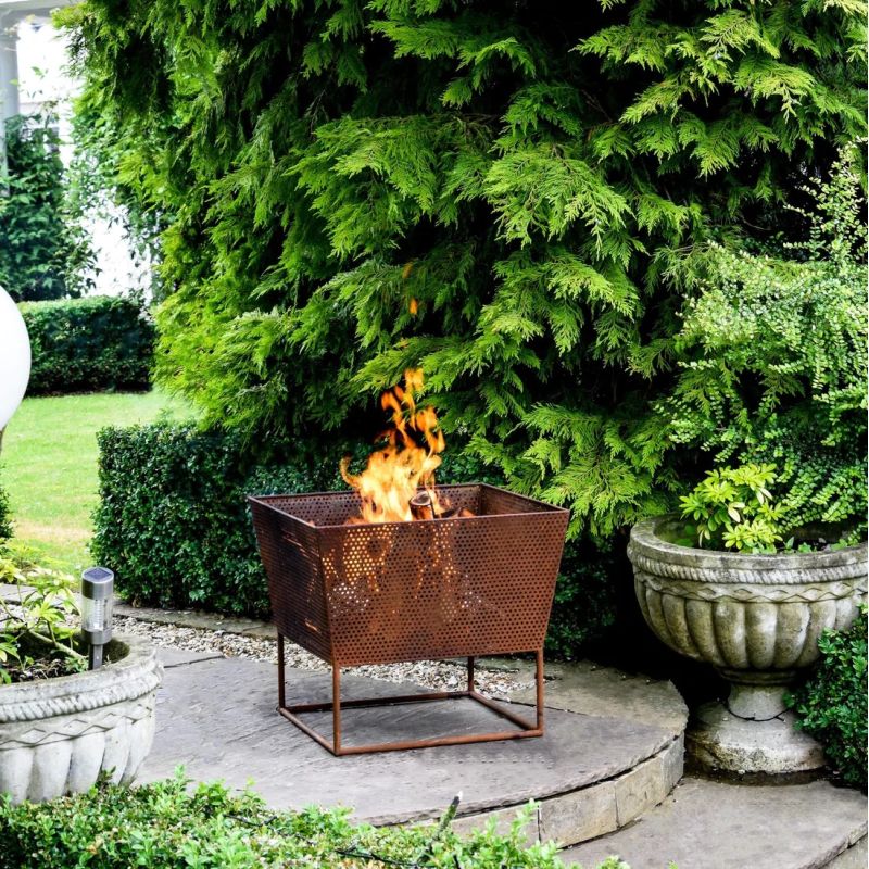 Ivyline Outdoor Norfolk Firebowl - Rust