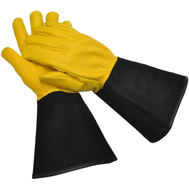 Gold Leaf Gardening Gloves - Tough Touch - Gents