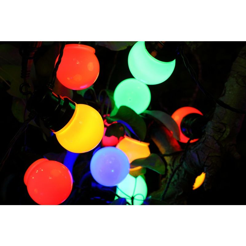 NOMA 20 Multicoloured Traditional Festoon Lights - 11.4m
