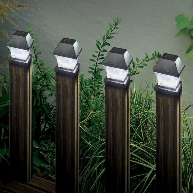 Smart Garden Solar Post Lights -  Pack of 4