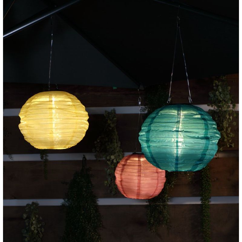 Mandarin 25cm Round Lanterns - Assorted