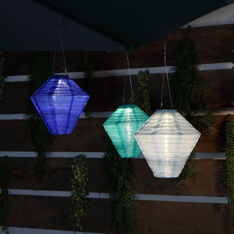 Mandarin 28cm Diamond Lanterns - Assorted