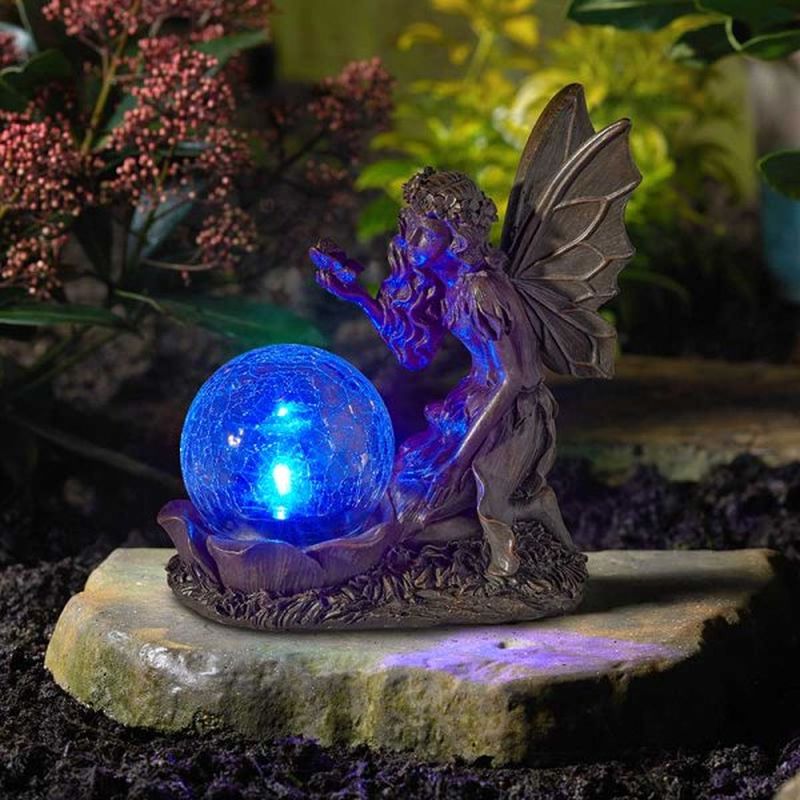 Smart Garden Solar Figurine - Gazing Fairy