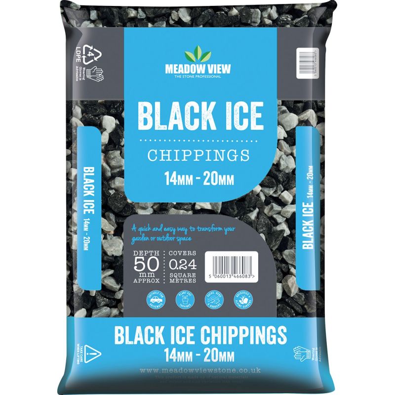 Meadow View Black Ice® Chippings 14-20mm