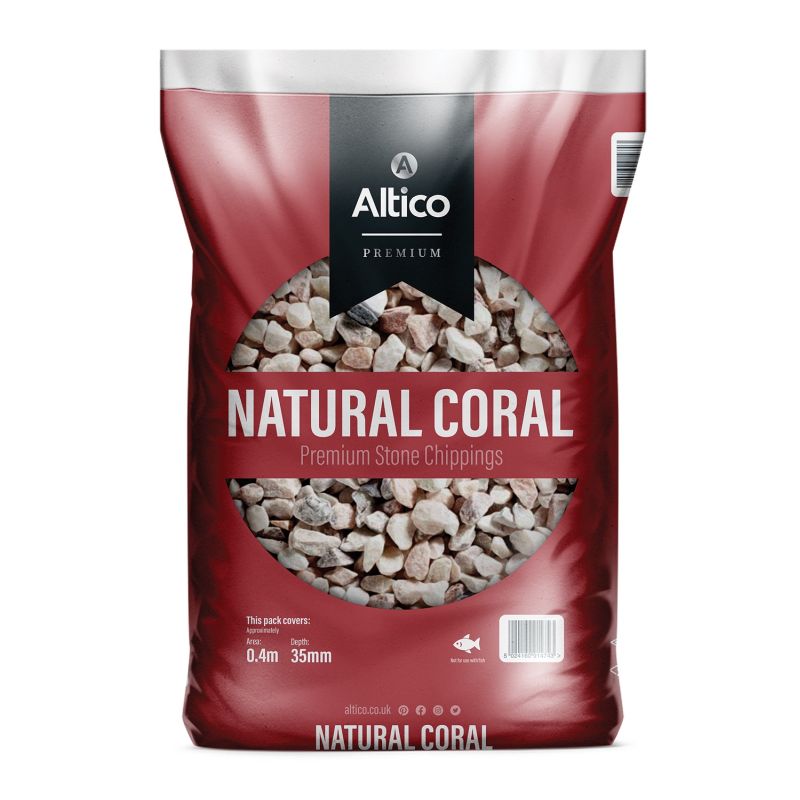 Altico Natural Coral Premium Stone Chippings 16 - 32mm