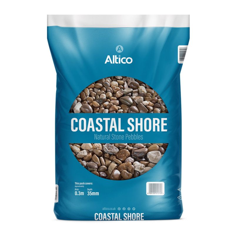 Altico Coastal Shore Natural Stone Pebbles 20 - 45mm