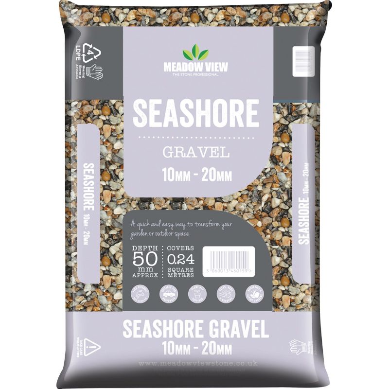 Meadow View Seashore Chippings 10-20mm