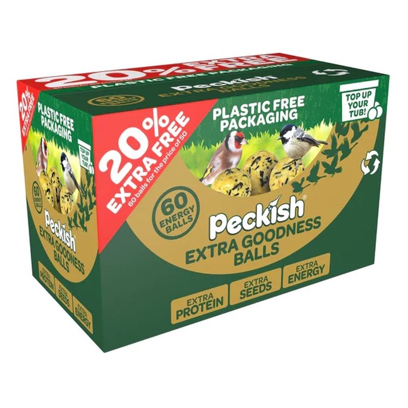 Peckish Extra Goodness Balls 50 Box + 20% Extra Free