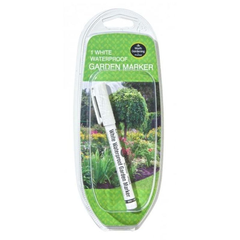Waterproof Garden Marker - White