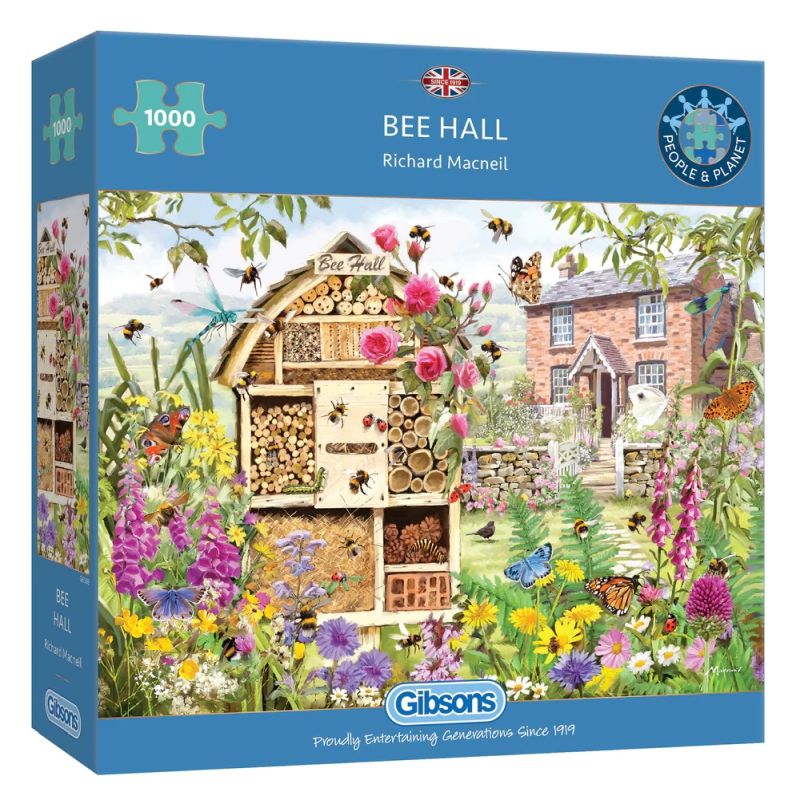 Gibsons Puzzle - Bee Hall - 1000 Pieces