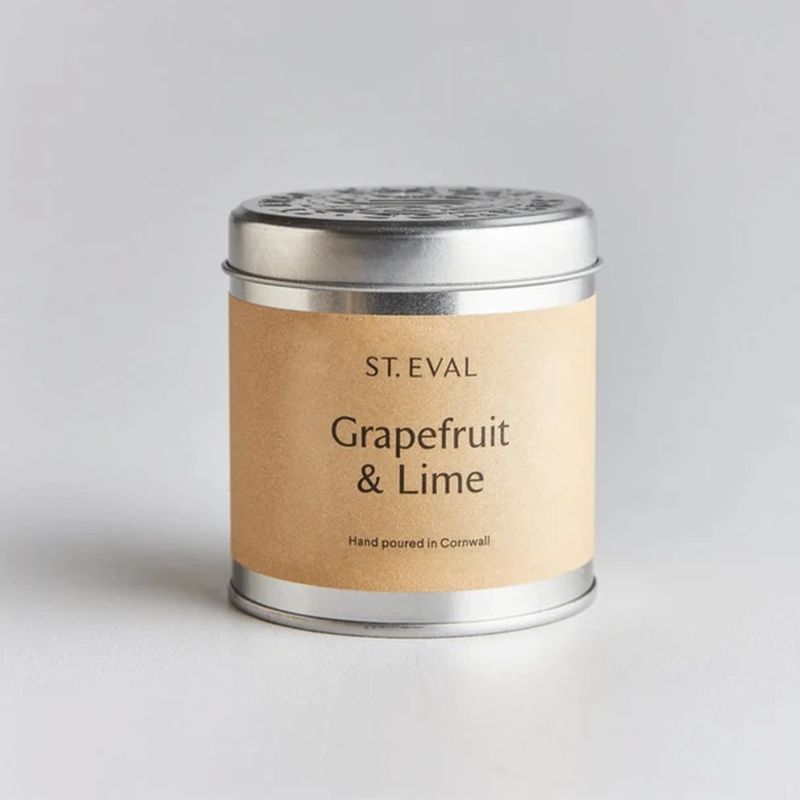 St. Eval | Grapefruit & Lime Scented Tin Candle