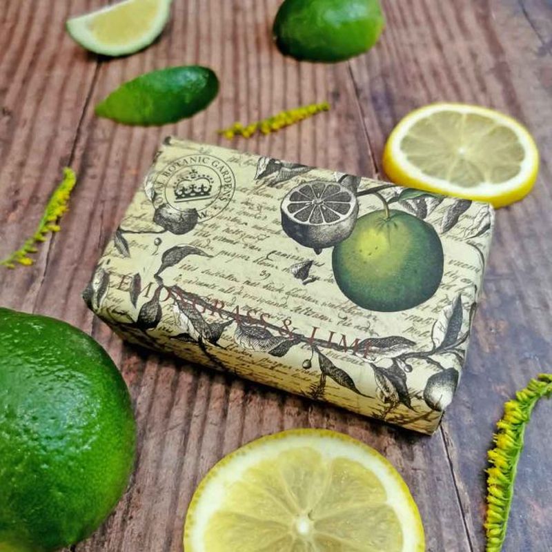 The English Soap Company | Kew Gardens Lemongrass and Lime Soap