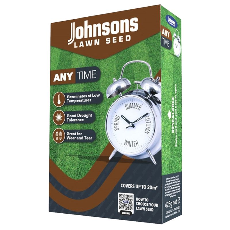 Johnsons Lawn Seed - Any Time 425g
